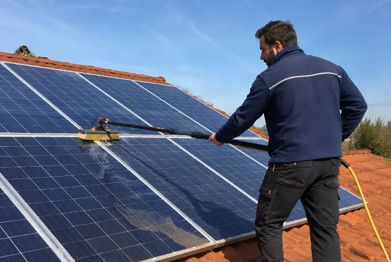 Nettoyage et entretien de panneaux solaires à Champagne
