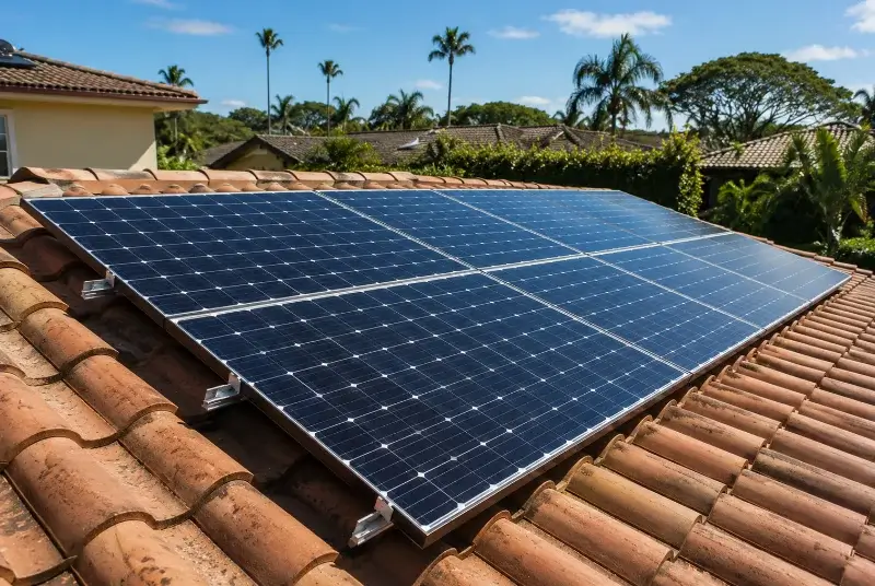 Installation de panneaux solaires à Champagne